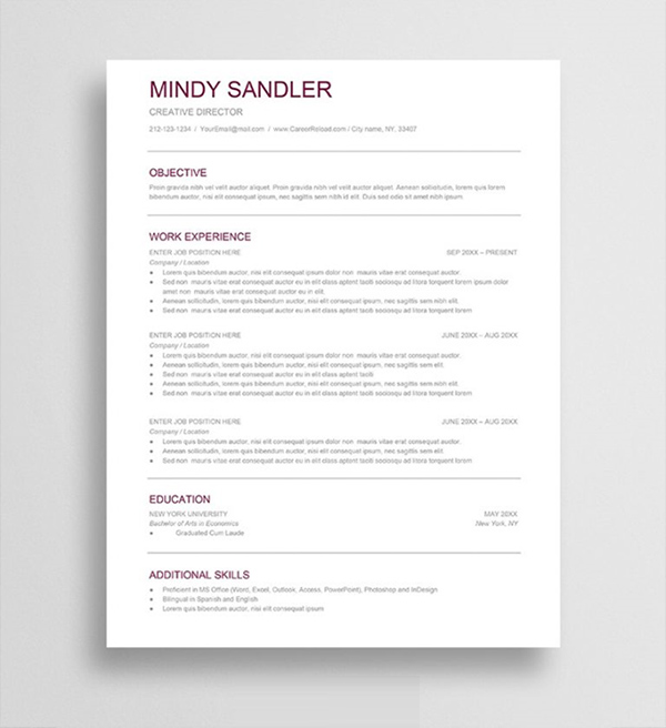 With the google docs brochure template, you can quickly put together a brochure that you can collaborate on, print, and share. 30 Free Resume Templates In Google Docs That Will Make Your Life Easier Amd Creation