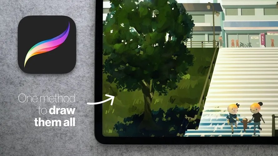 How to Drawing Trees in Procreate Tutorial How to Drawing Trees in Procreate Tutorial