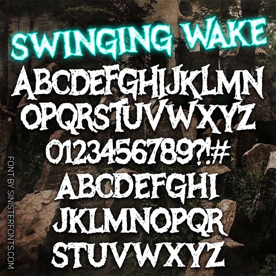 Swinging Wake Free Font