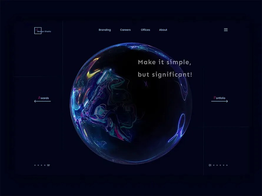 Web para Estúdio de Design