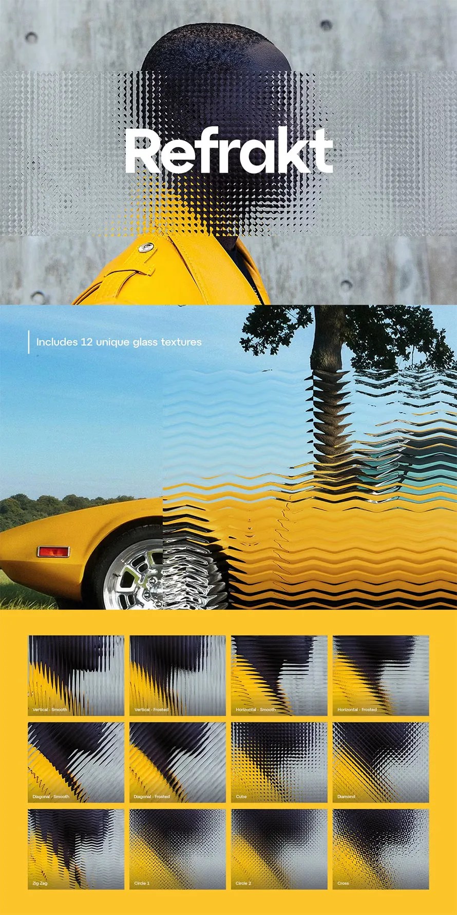 Refrakt 12 Patterned Glass Effects
