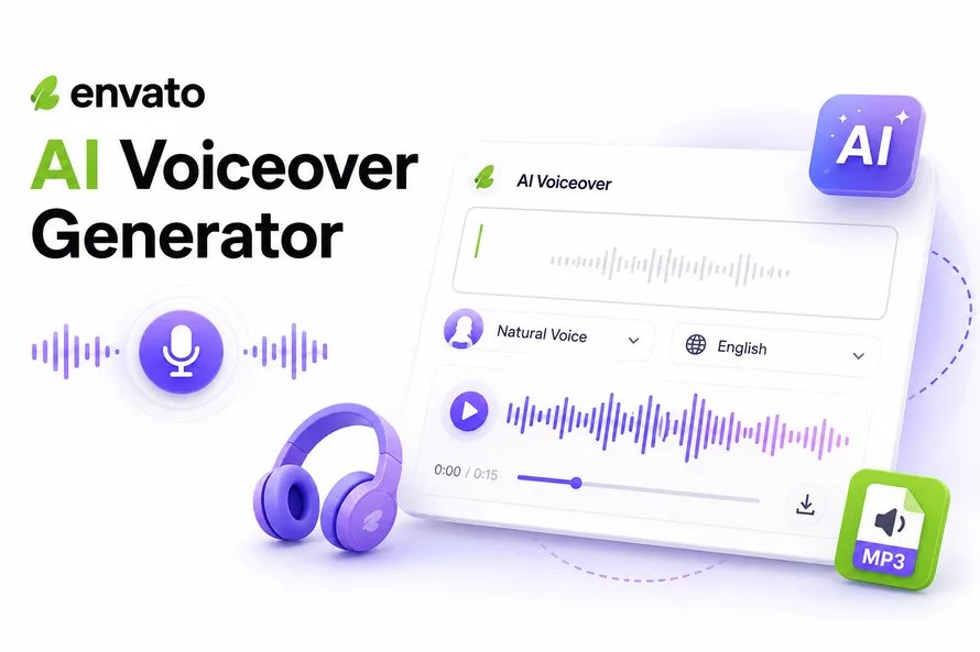 Envato AI Voiceover Generator
