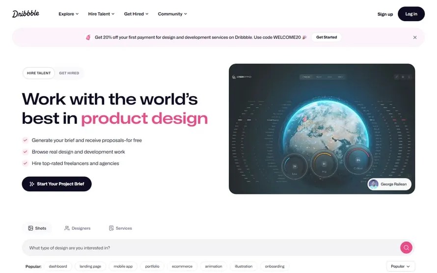 UI design, branding, illustration, and creative trends.