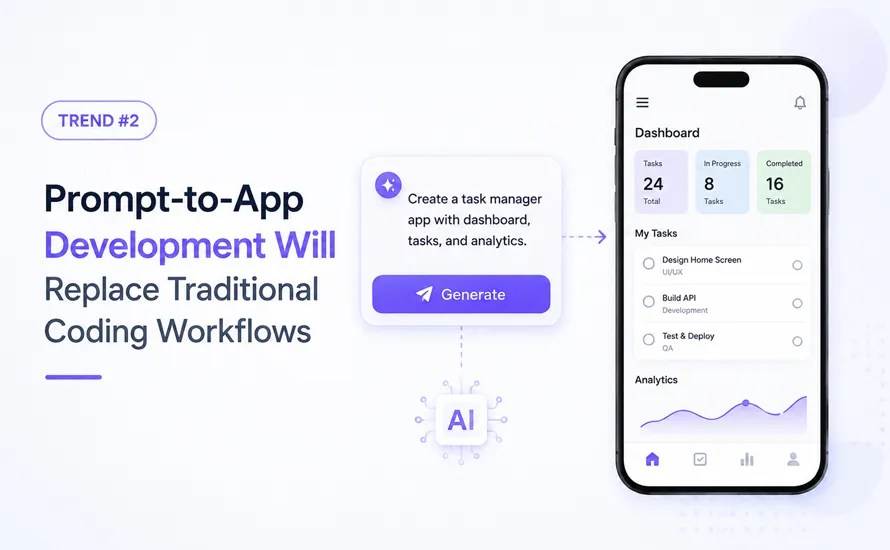 Prompt-to-App Development Will Replace Traditional Coding Workflows