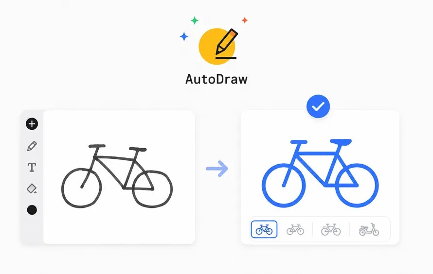 AutoDraw AI Vector Graphics Tool