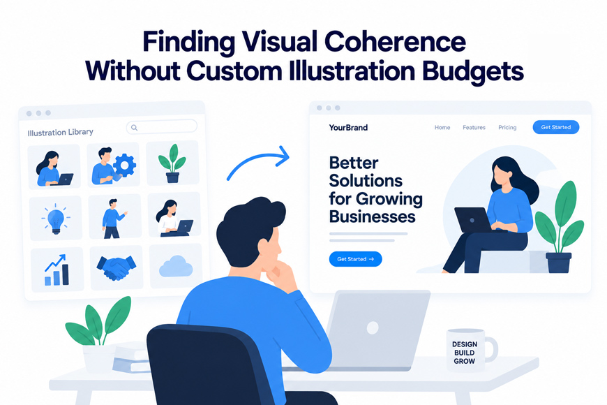 Finding Visual Coherence without Custom Illustration Budgets