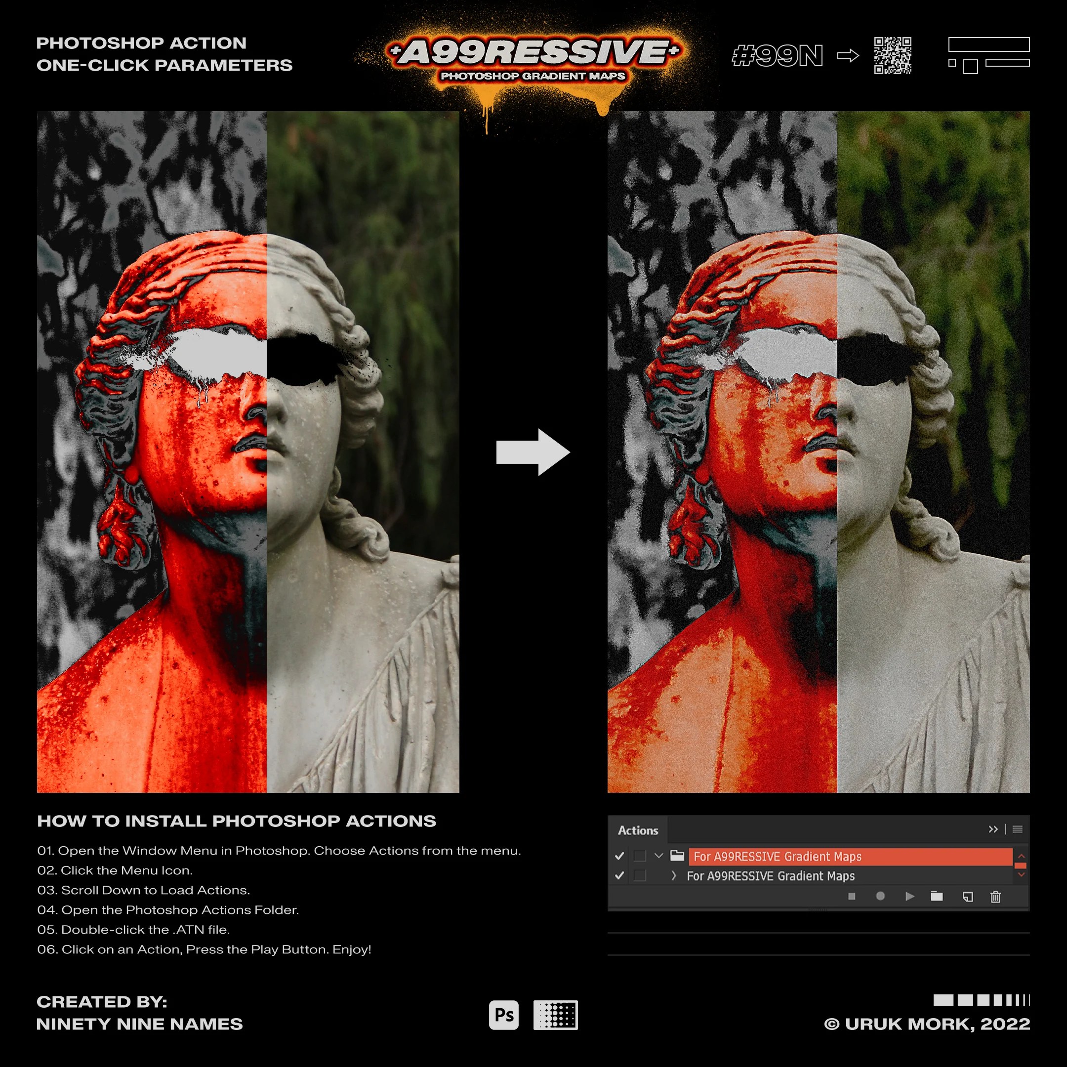 graphic for free - A99RESSIVE Gradient Maps