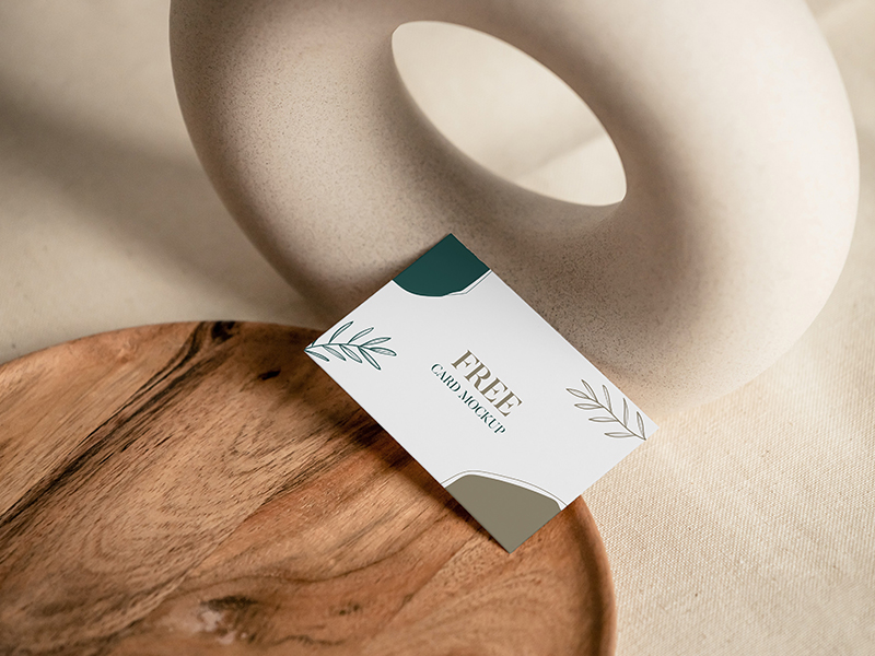 graphic for free - Card Mockup