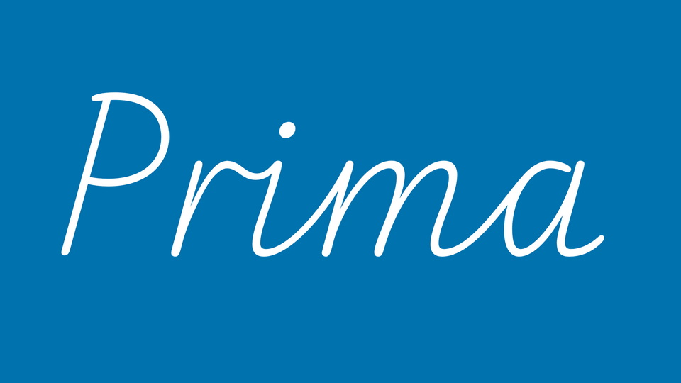 graphic for free - Prima Font