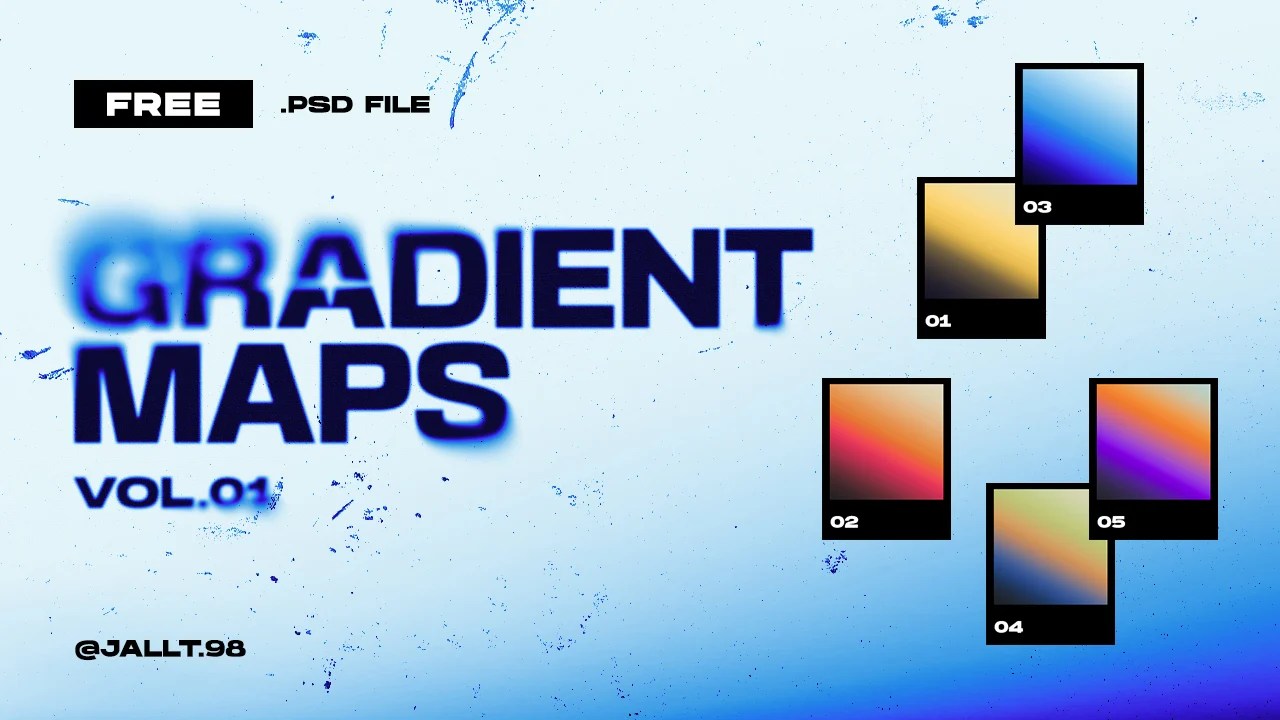 graphic for free - Free Gradient Maps Vol01