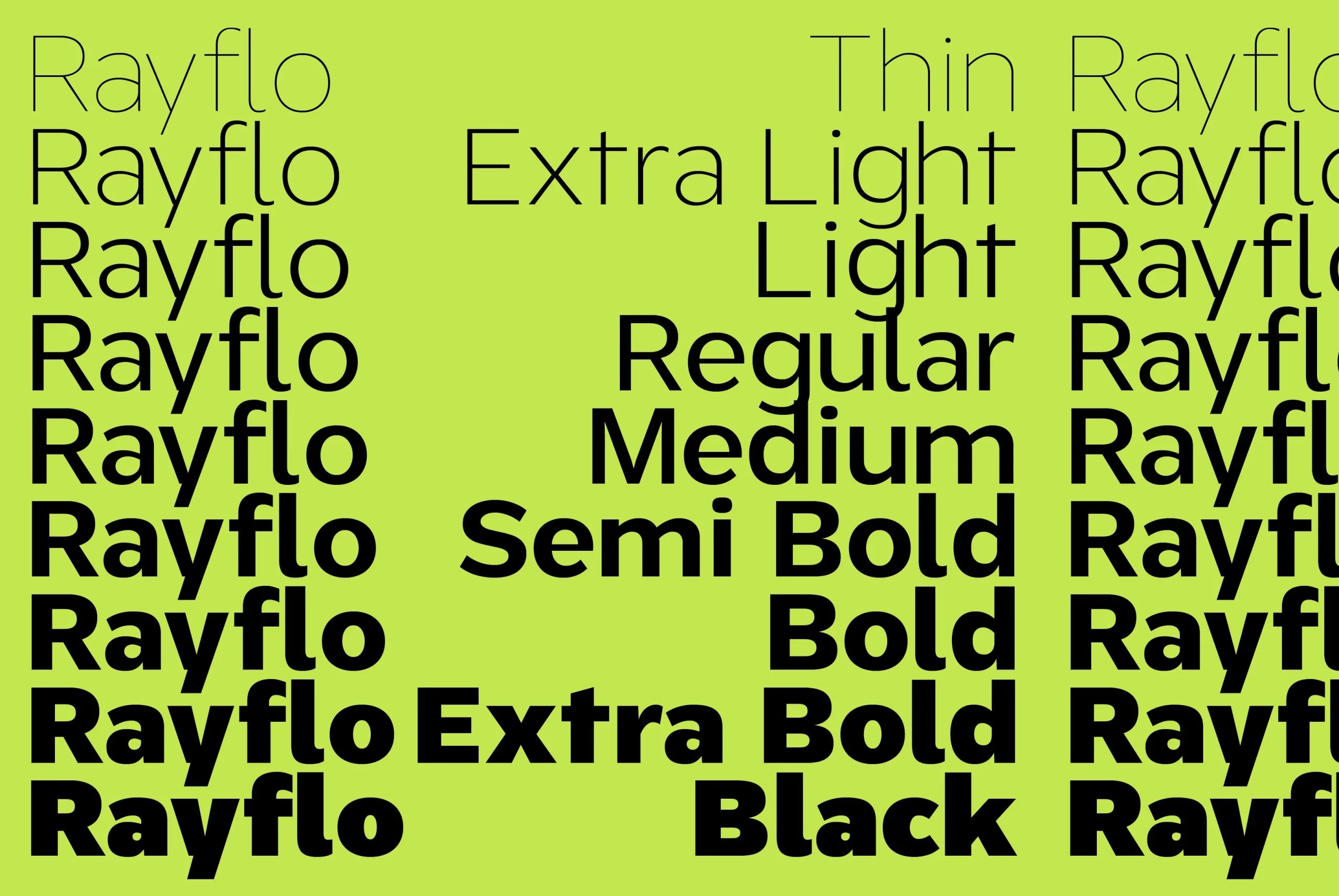 graphic for free - ZT Rayflo Font