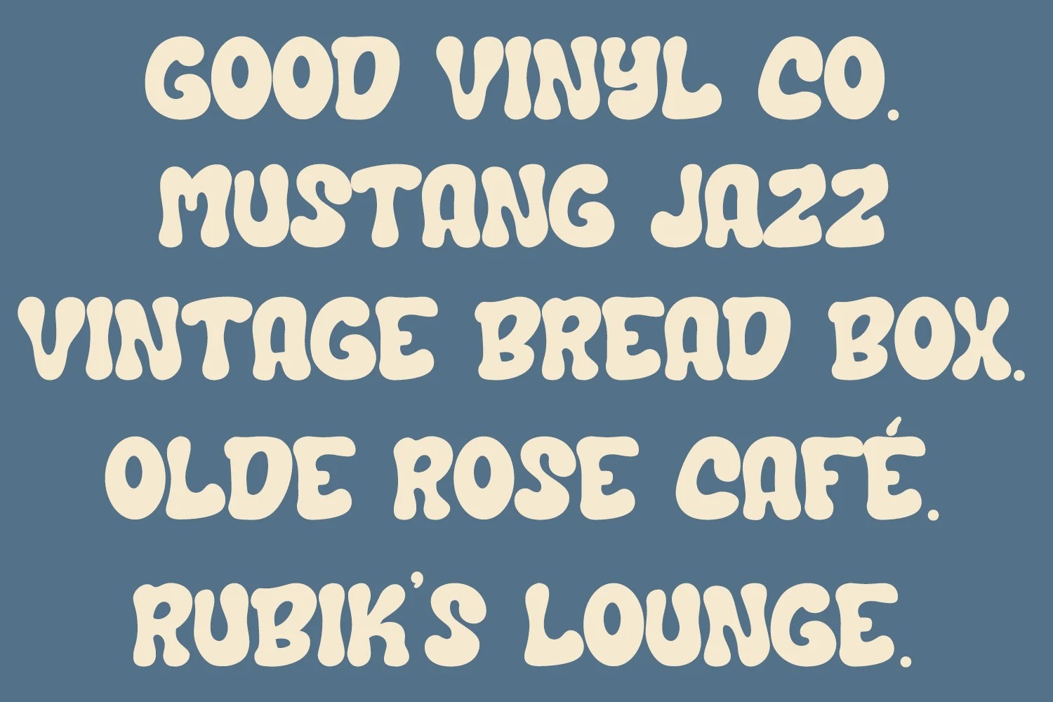 graphic for free - Polka Groovy font
