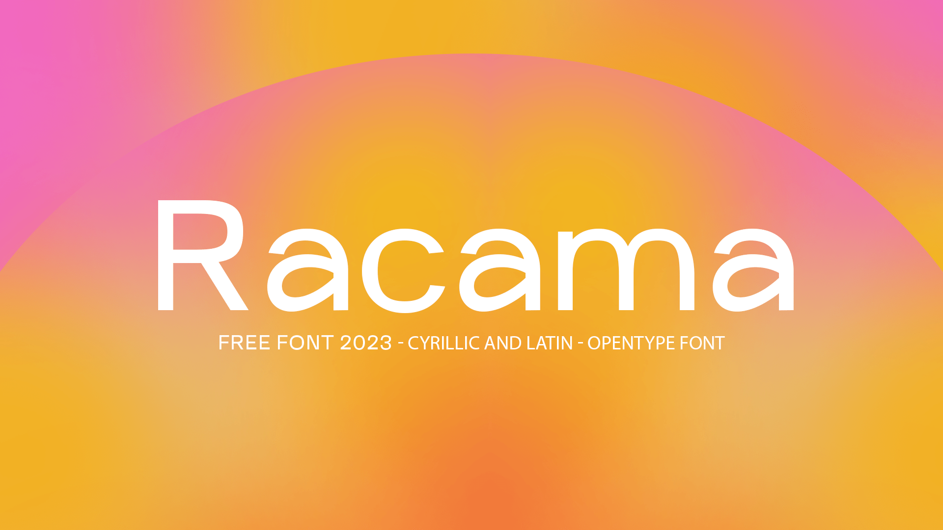 graphic for free - Racama Font