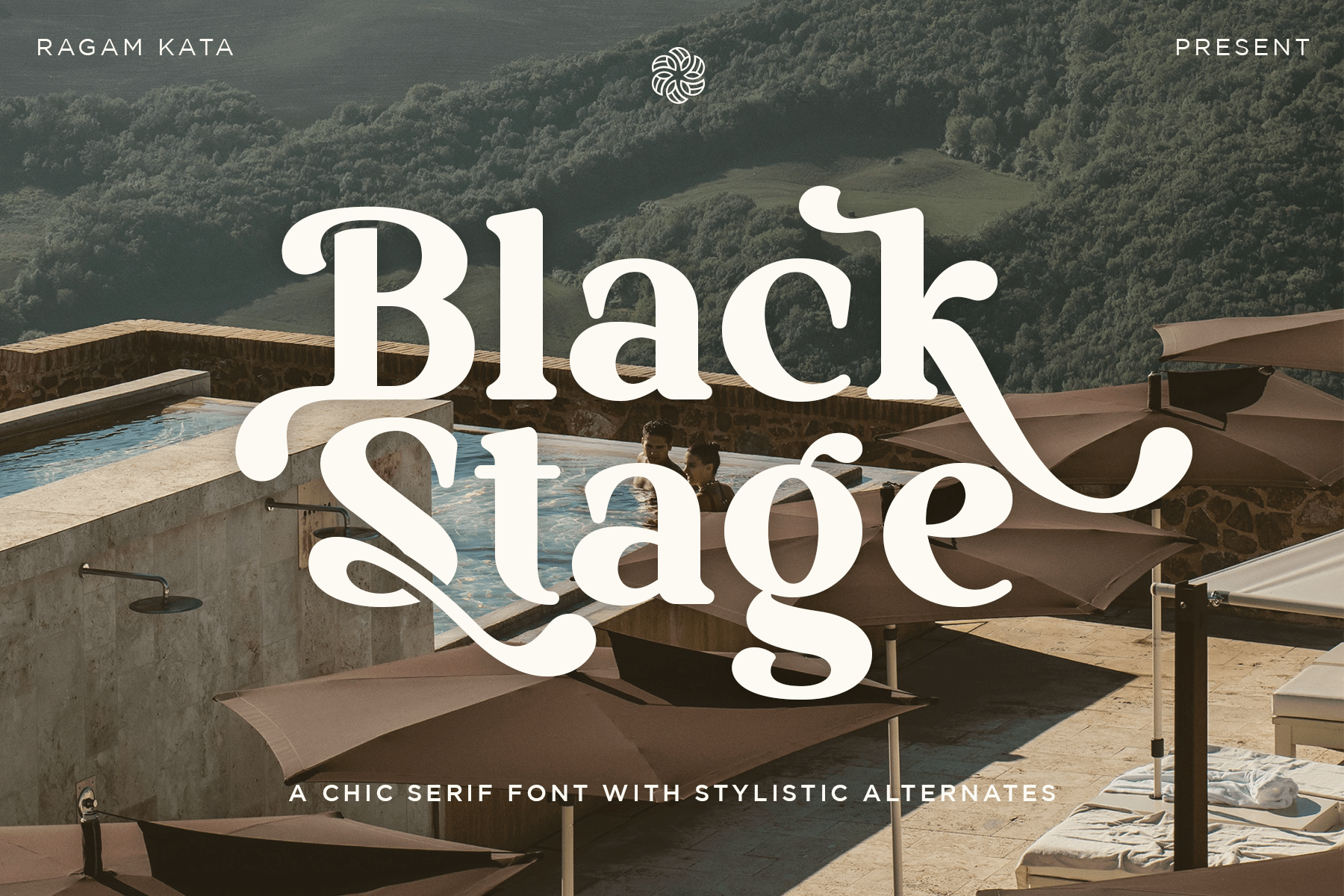 graphic for free - Black Stage Retro Font