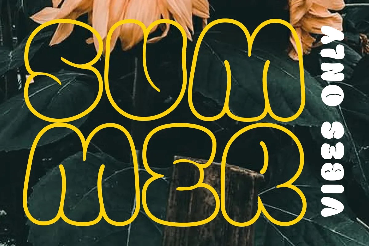 graphic for free - Morage Y2K Retro Font