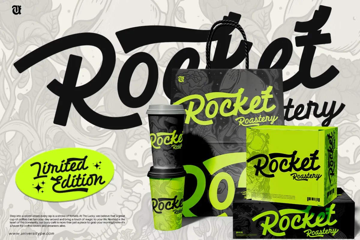 graphic for free - Stickers Bold Modern Script
