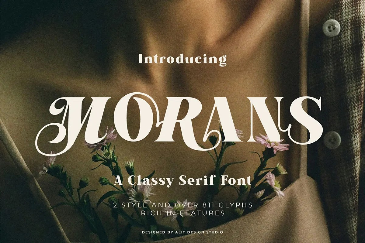 graphic for free - Morans Bold Display Font
