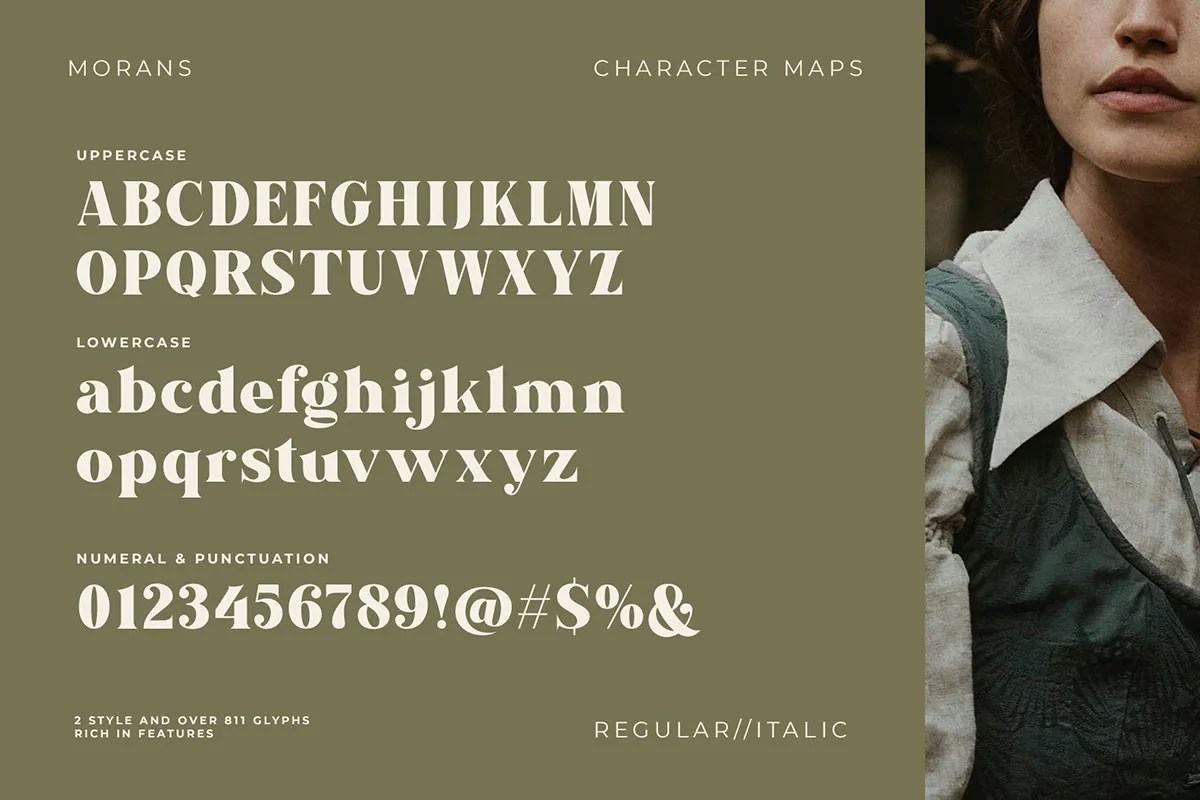 graphic for free - Morans Bold Display Font
