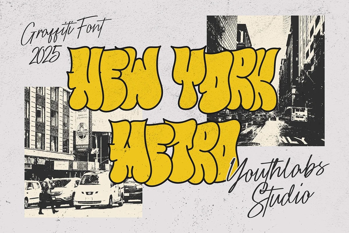 graphic for free - Fiuzz Bold Bubble Graffiti Font