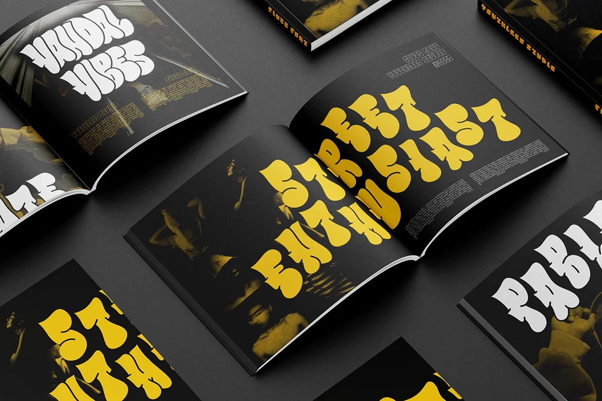 graphic for free - Fiuzz Bold Bubble Graffiti Font