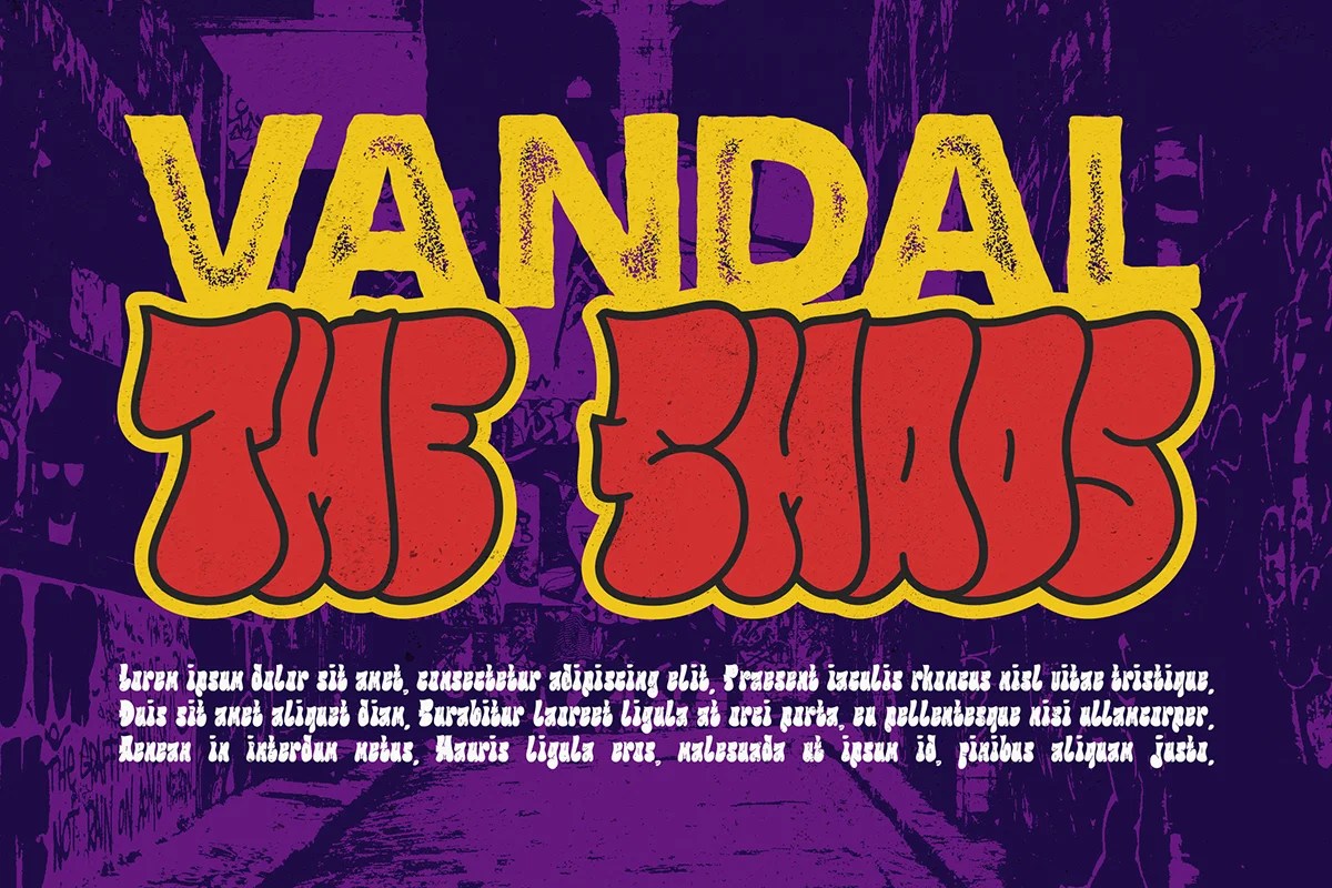 graphic for free - Fiuzz Bold Bubble Graffiti Font