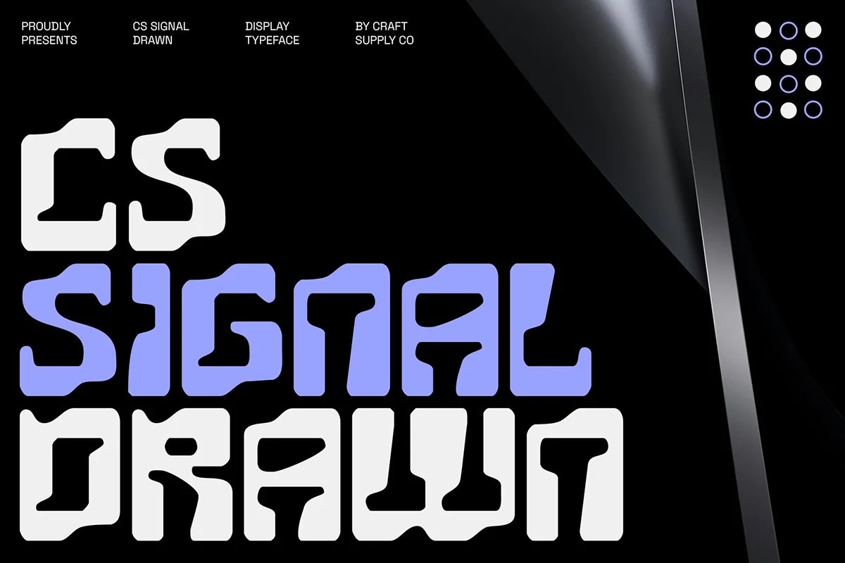 graphic for free - CS Signal Drawn Font