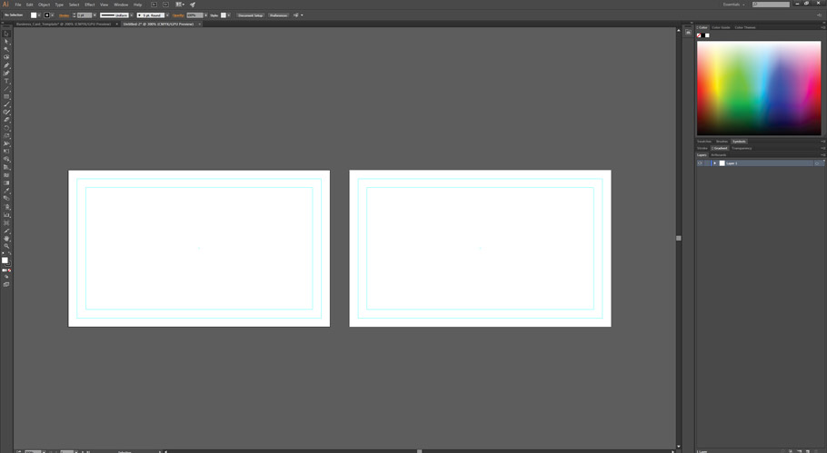 How To Make A Business Card Template With Bleeds In Adobe Illustrator Graphicmama Blog