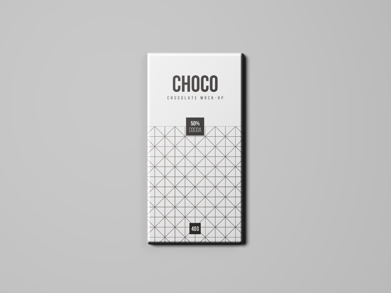 Make use of our sweetest chocolate bar packaging mockups for creating the attractive chocolate packets. Chocolate Package Mockup
