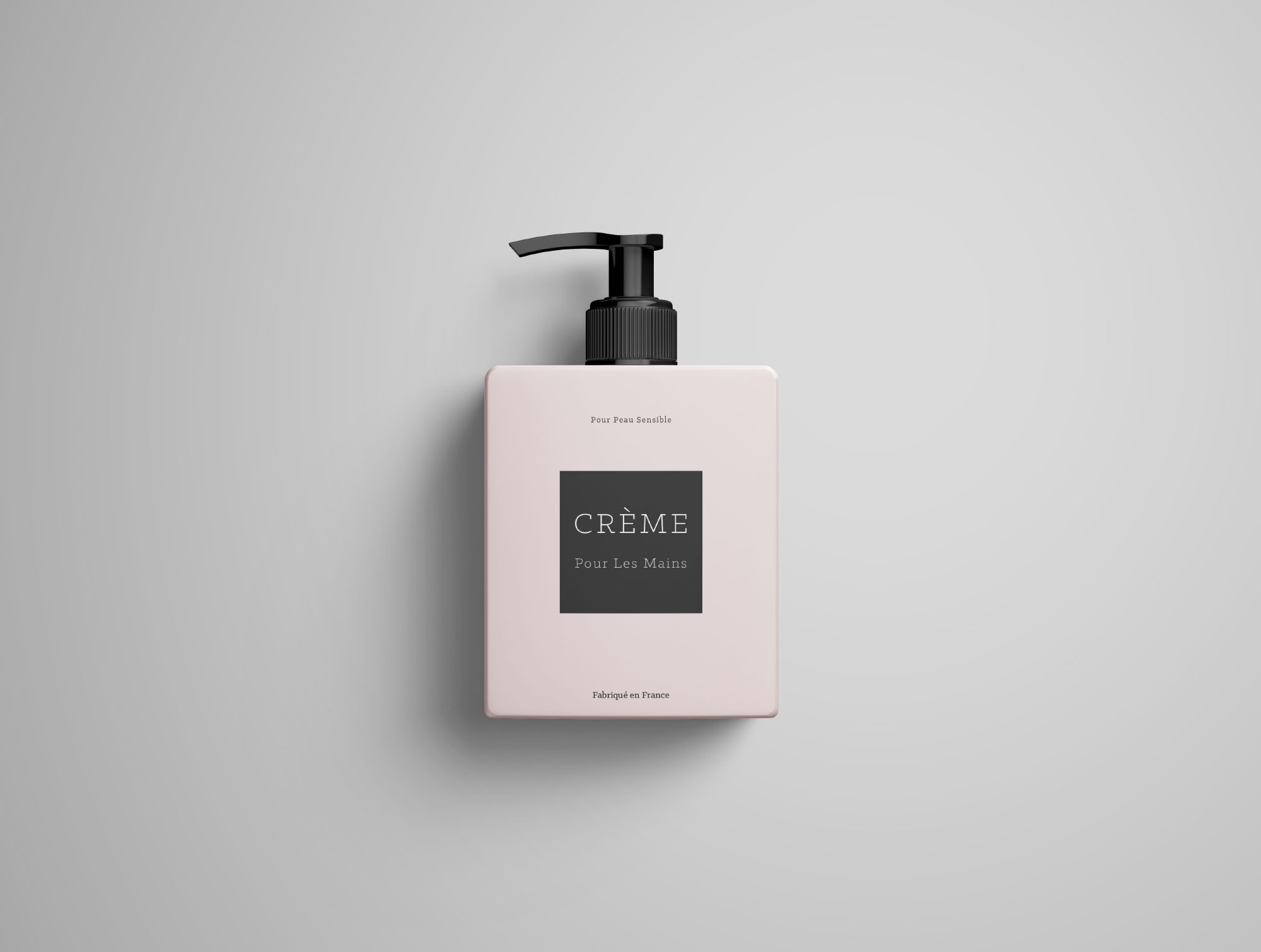 Download free cosmetic cream jar and bottle label printed mockups to showcase your cosmetic packaging design in a photorealistic look. Cream Bottle Mockup