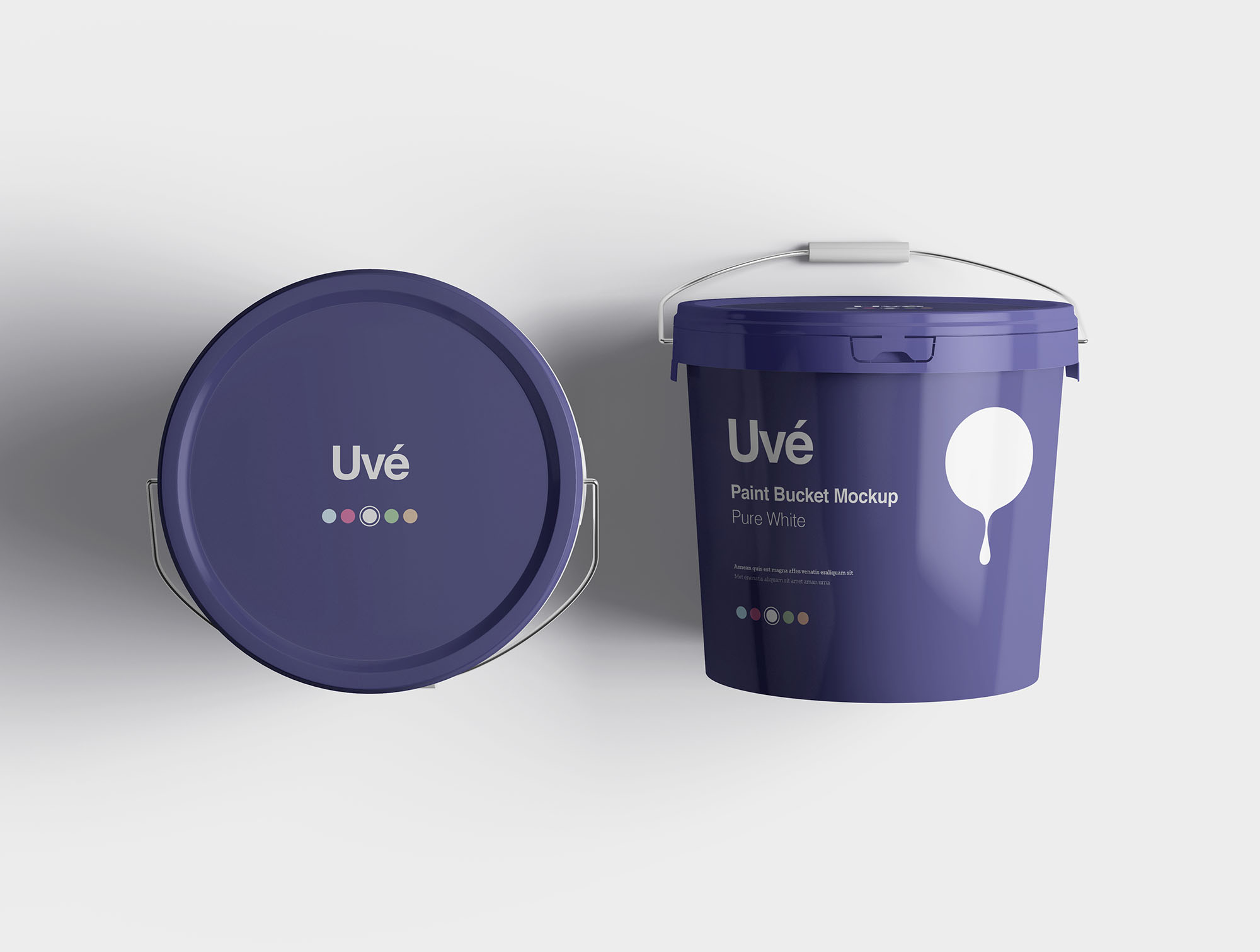 Free metal paint bucket mockup (psd) mockups. Paint Bucket Mockup