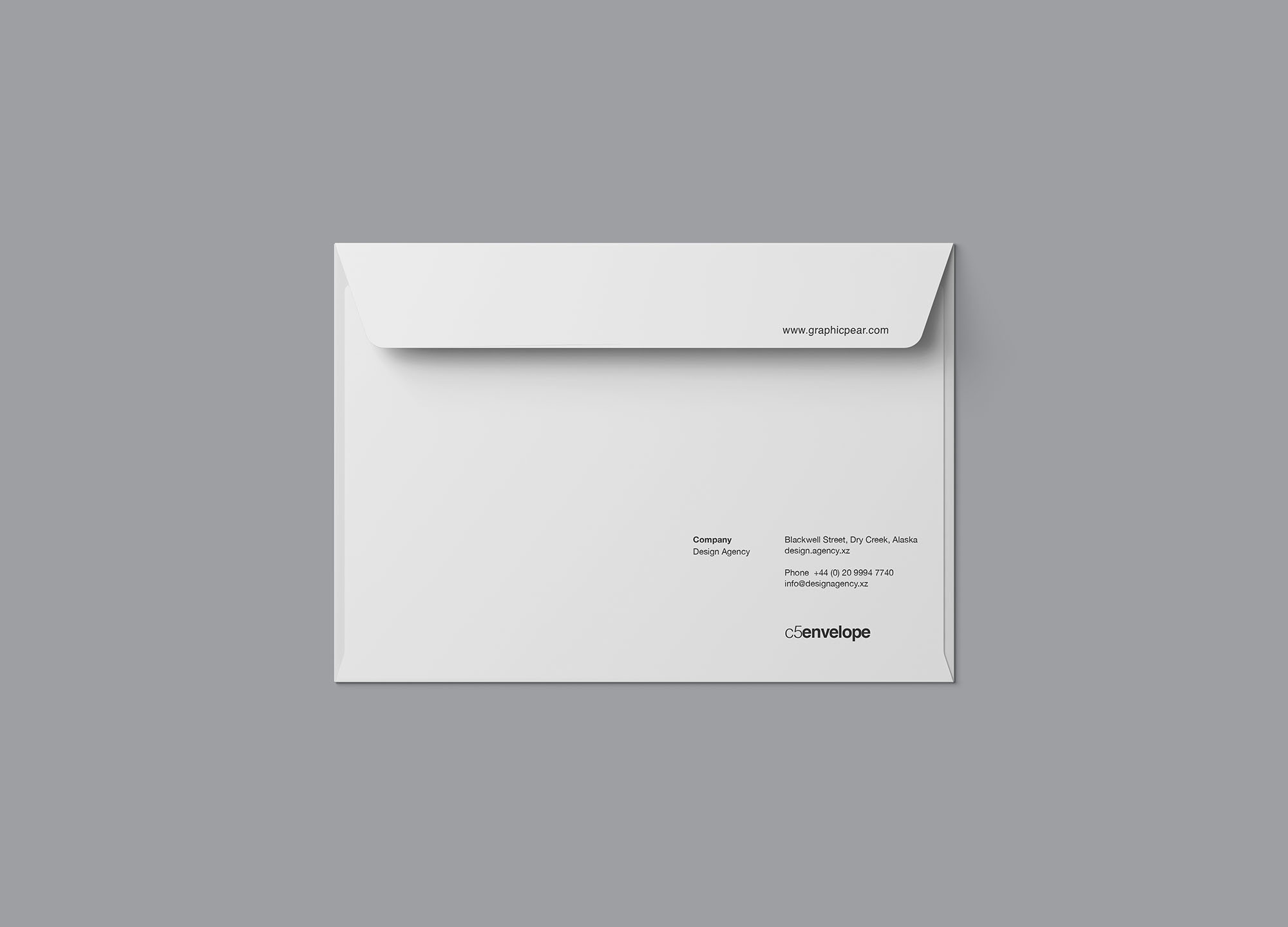 Download free c5 envelope for a realistic presentation of your gorgeous project. C5 Envelope Mockup