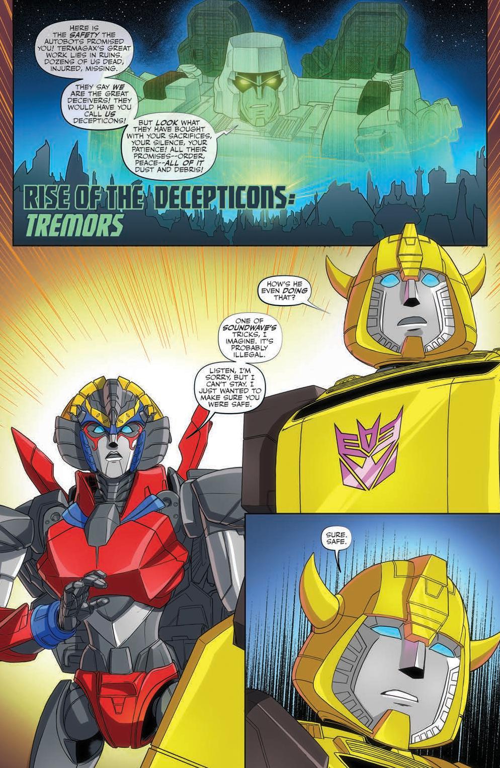 Preview: Transformers #21 - Graphic Policy