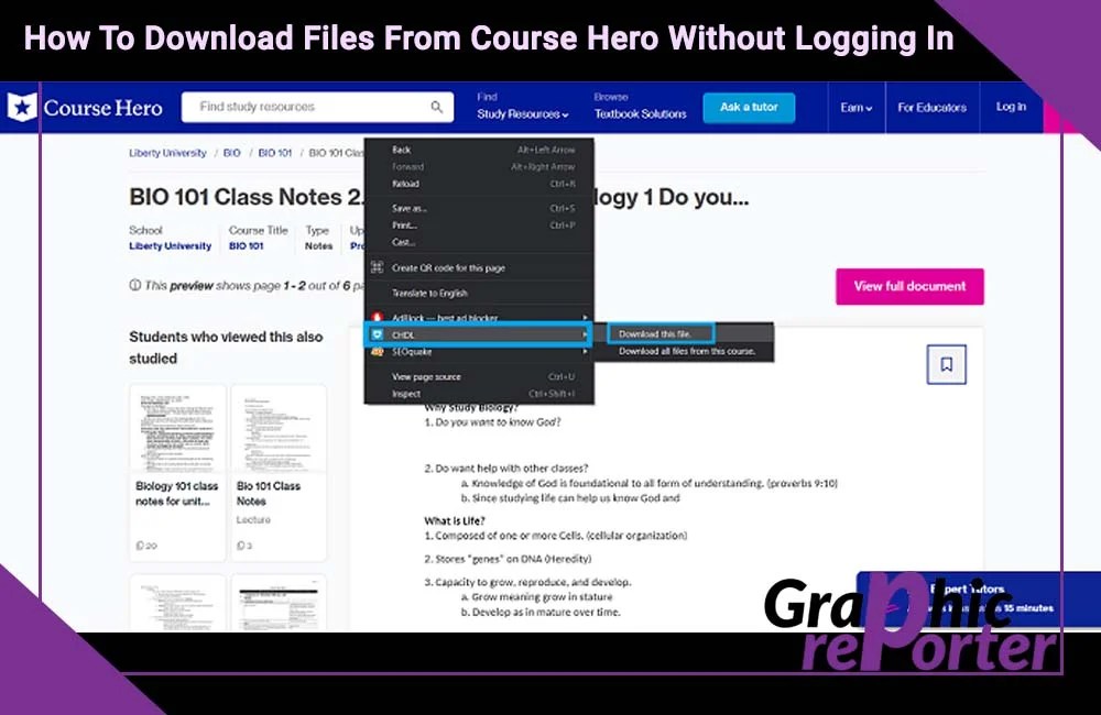 Course hero downloader: [download files without login] », 60% off