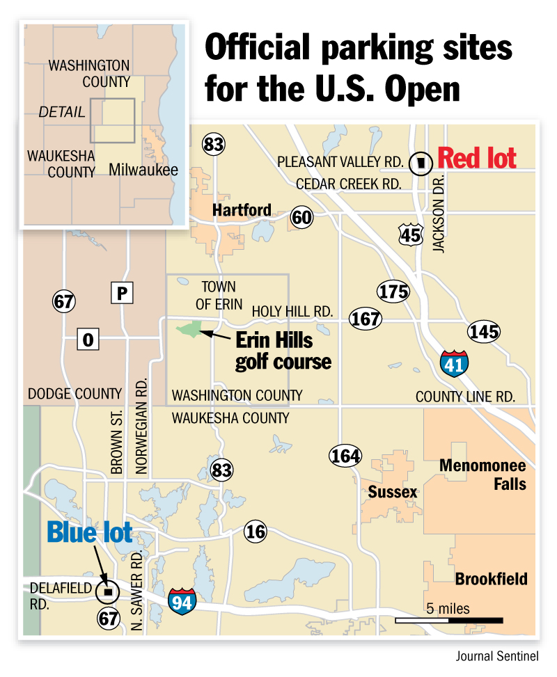 What You Need To Know To Solve The U S Open S Parking Puzzle At Erin Hills PARKING11G 