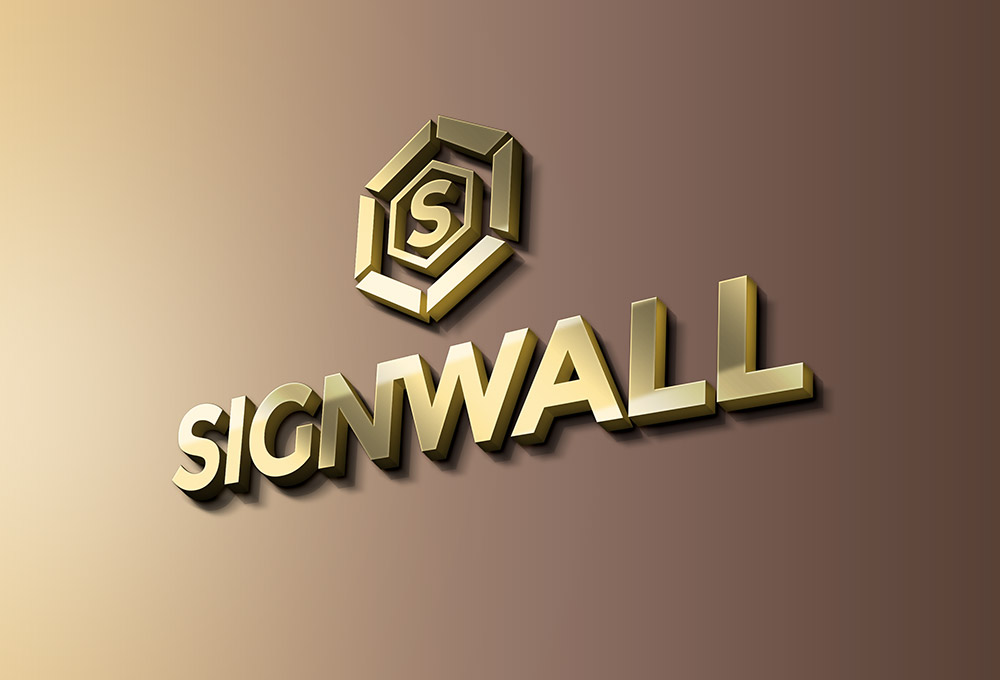 If you are a designer with the job of designing a logo of companies, you might be going . Sign Wall Logo Mockup Psd Graphicsfuel