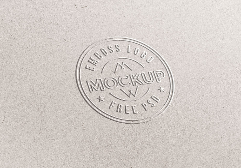Hide the golden layer and unhide silver layer to get silver embossed effect on paper. Emboss Paper Logo Mockup Psd Graphicsfuel