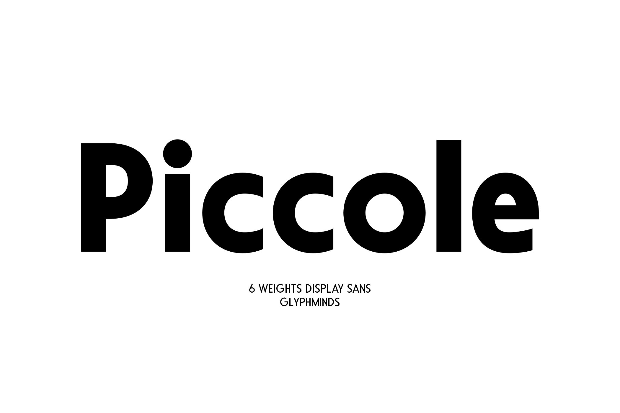 Piccole Font 1