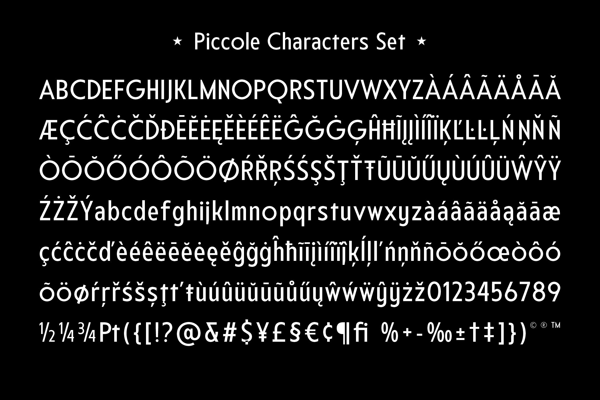 Piccole Font 10