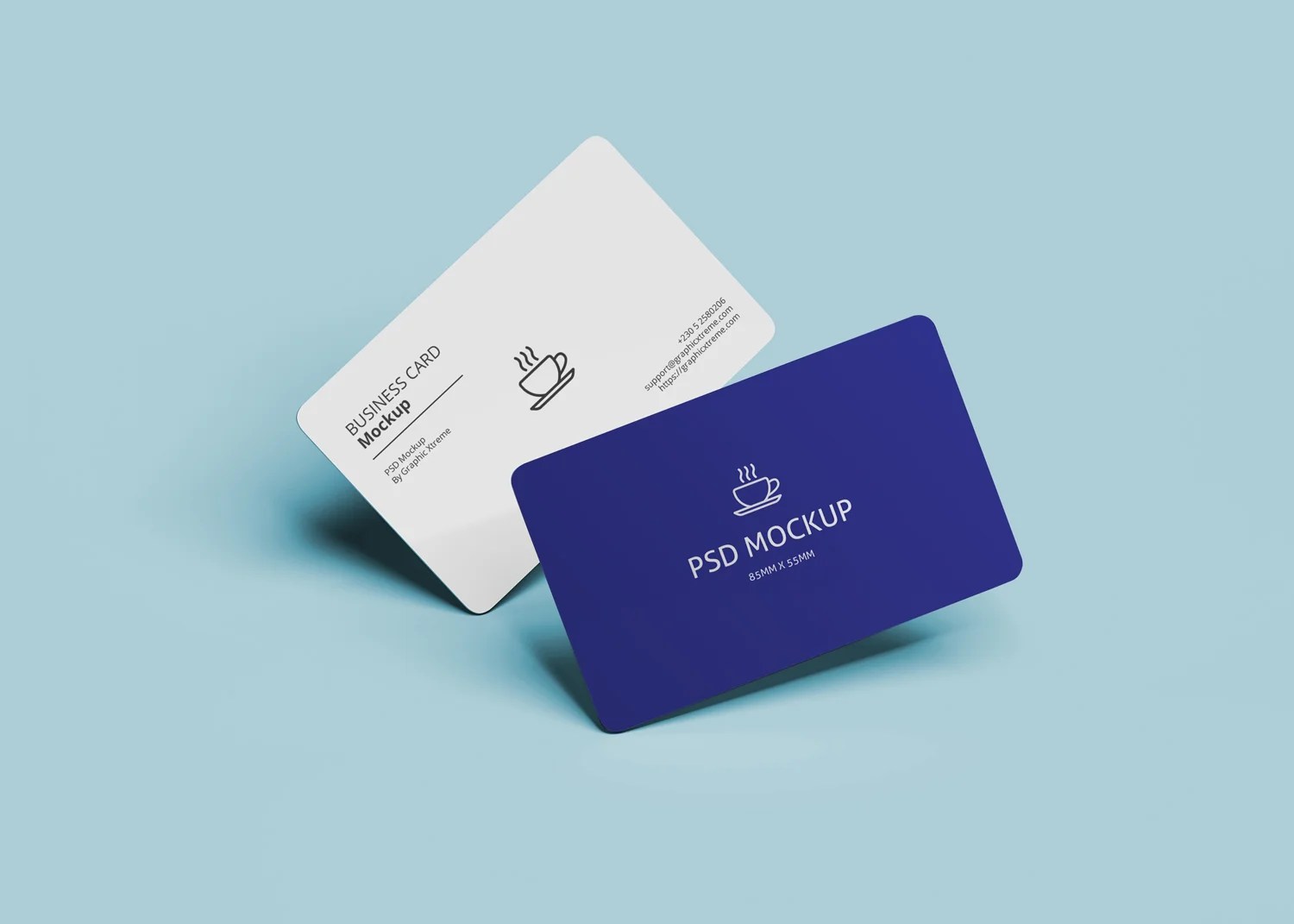Designing a great business card will help put your company on the map. Business Card Rounded Corners Mockup - Free Download