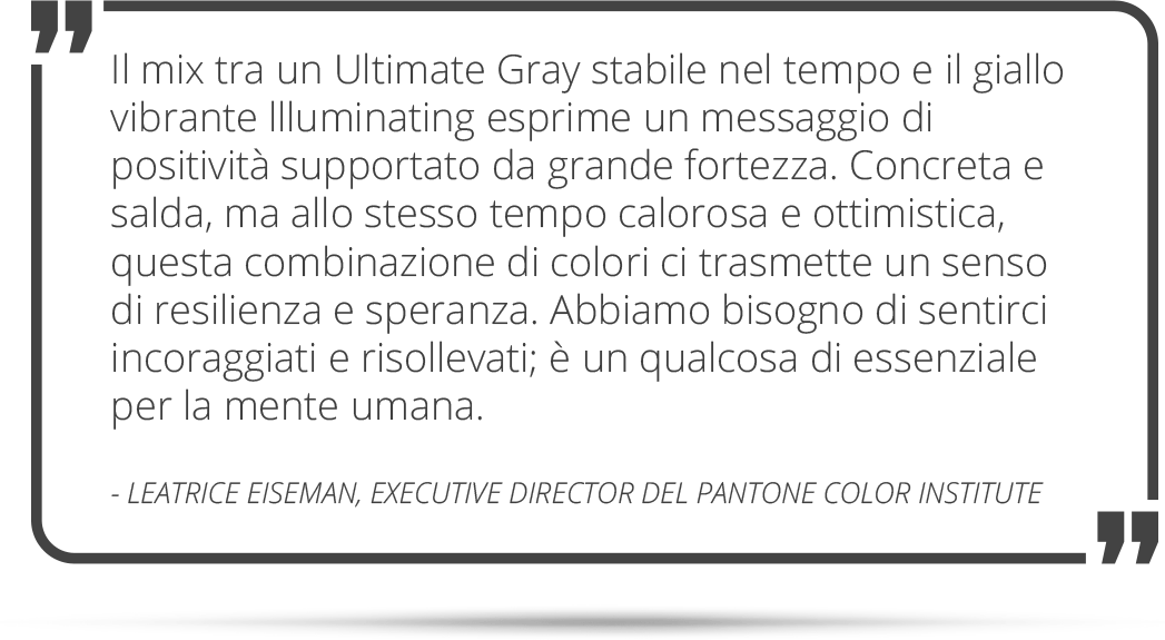 COLORE DELL’ANNO 2021