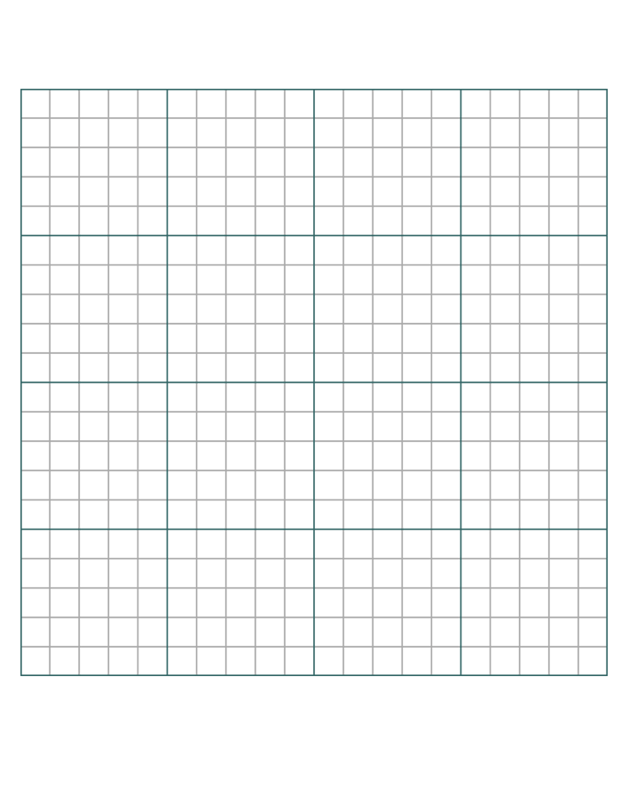 Printable 1 Inch Graph Paper - Printable World Holiday