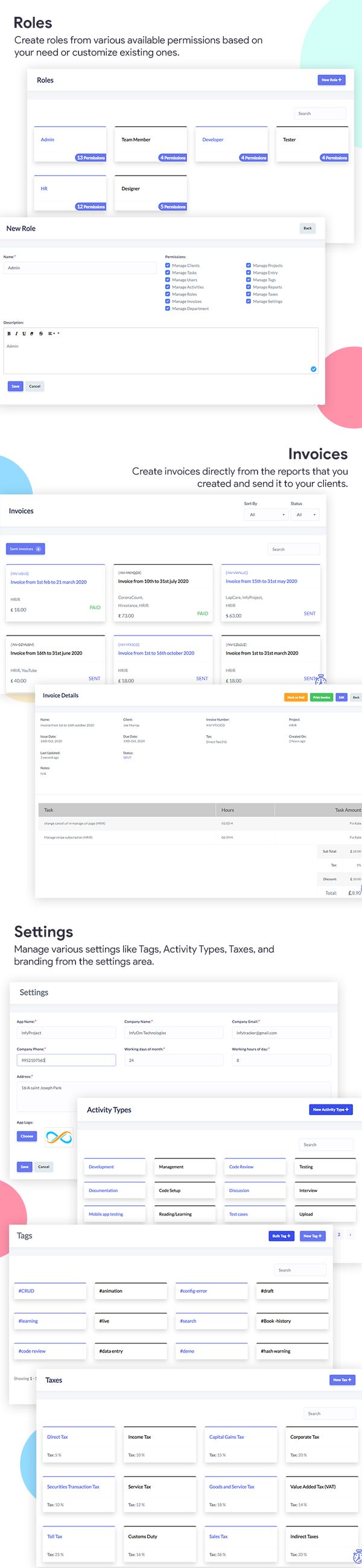 Project Management Tasks Management Project Management System - Colorful Background Collection - HD Quality
