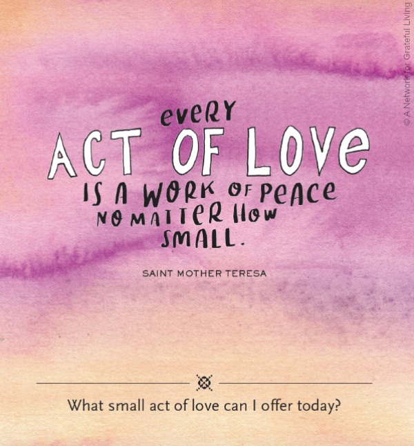 Tv/radio personality who educates his audience on entrepreneurship, productivity, a. Everyday Gratitude Day 5 Every Act Of Love Is An Act Of Peace Gratefulness Org