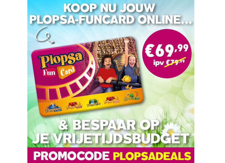 Plopsa Abonnement Met 10 Euro Korting Gratis Be