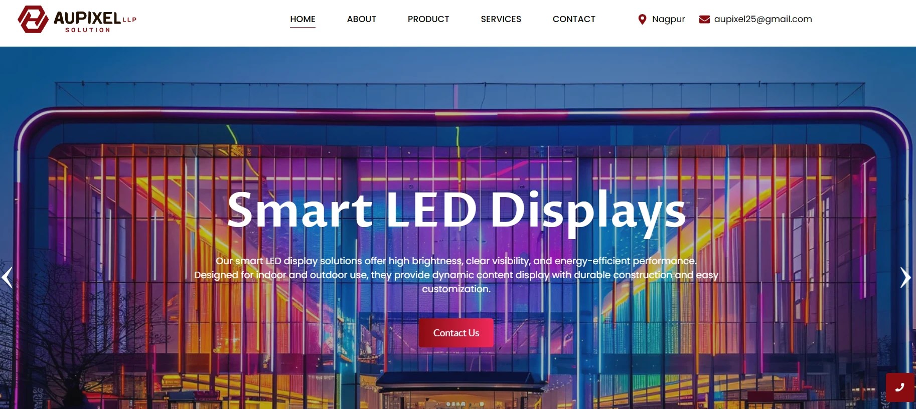 Image gallery marquee