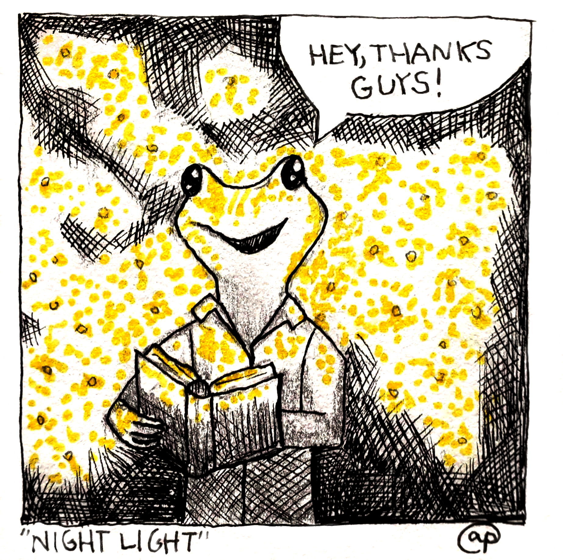 Nightlight 10x10 Art print