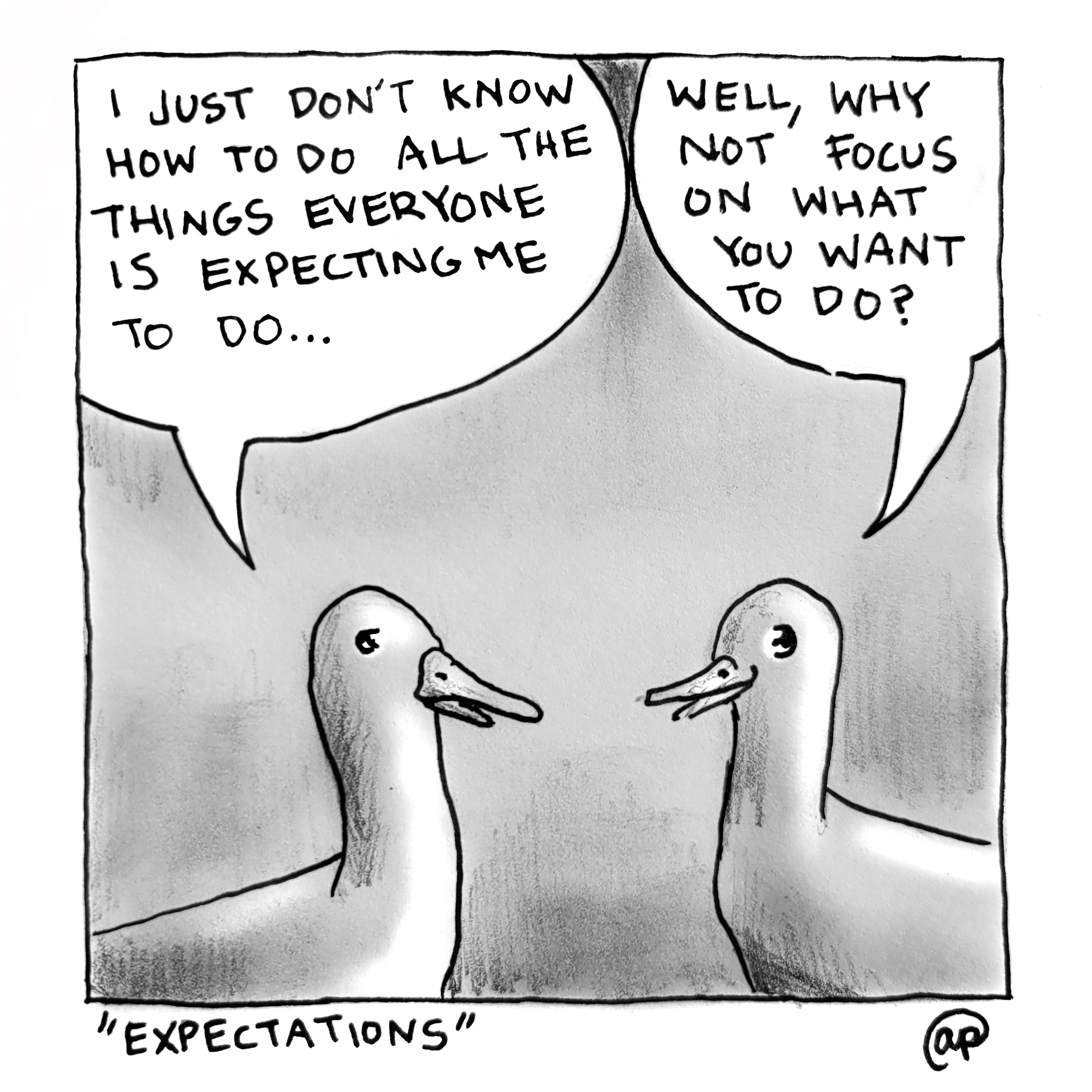 Expectations 5x5 Art Print