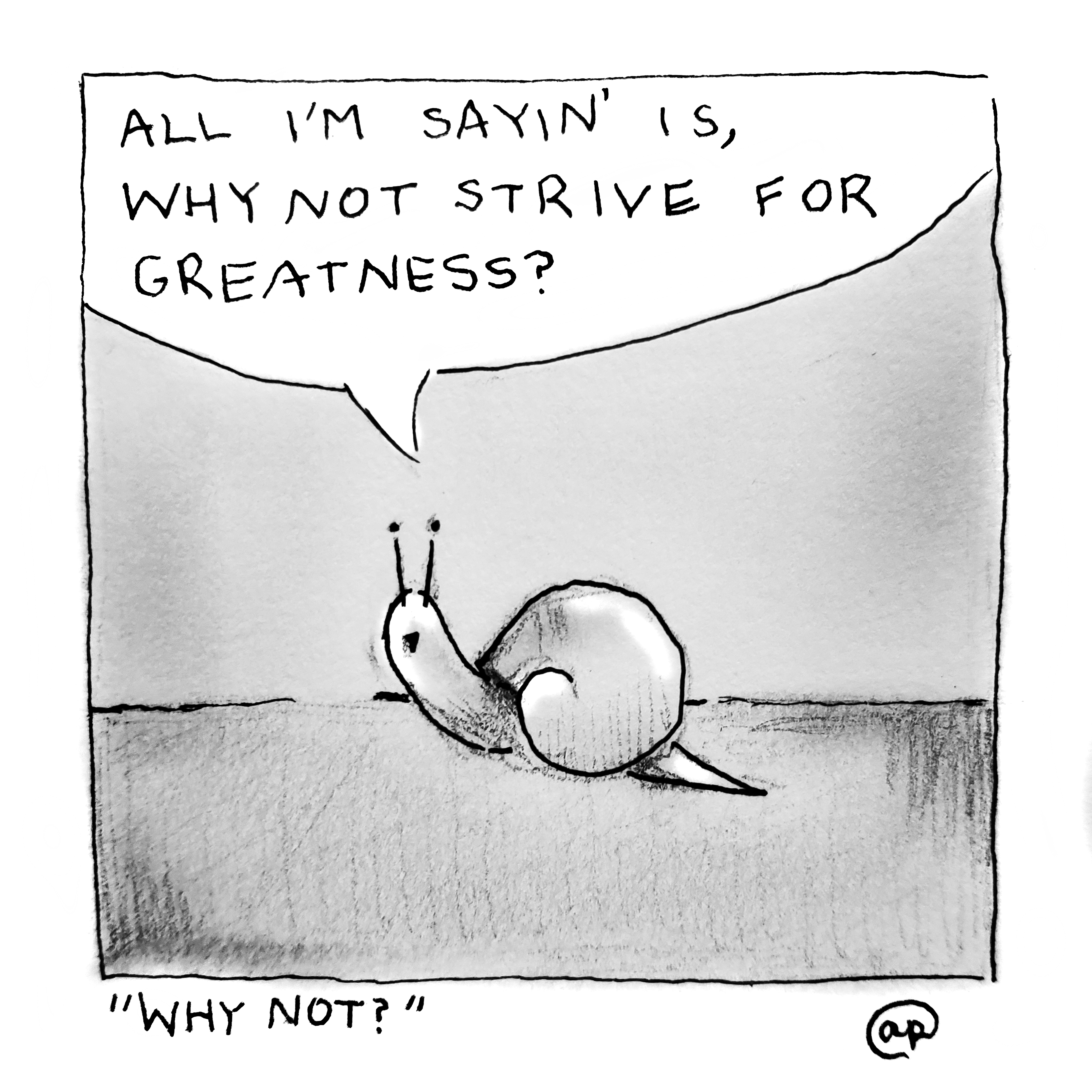 Why Not 5x5 Art Print