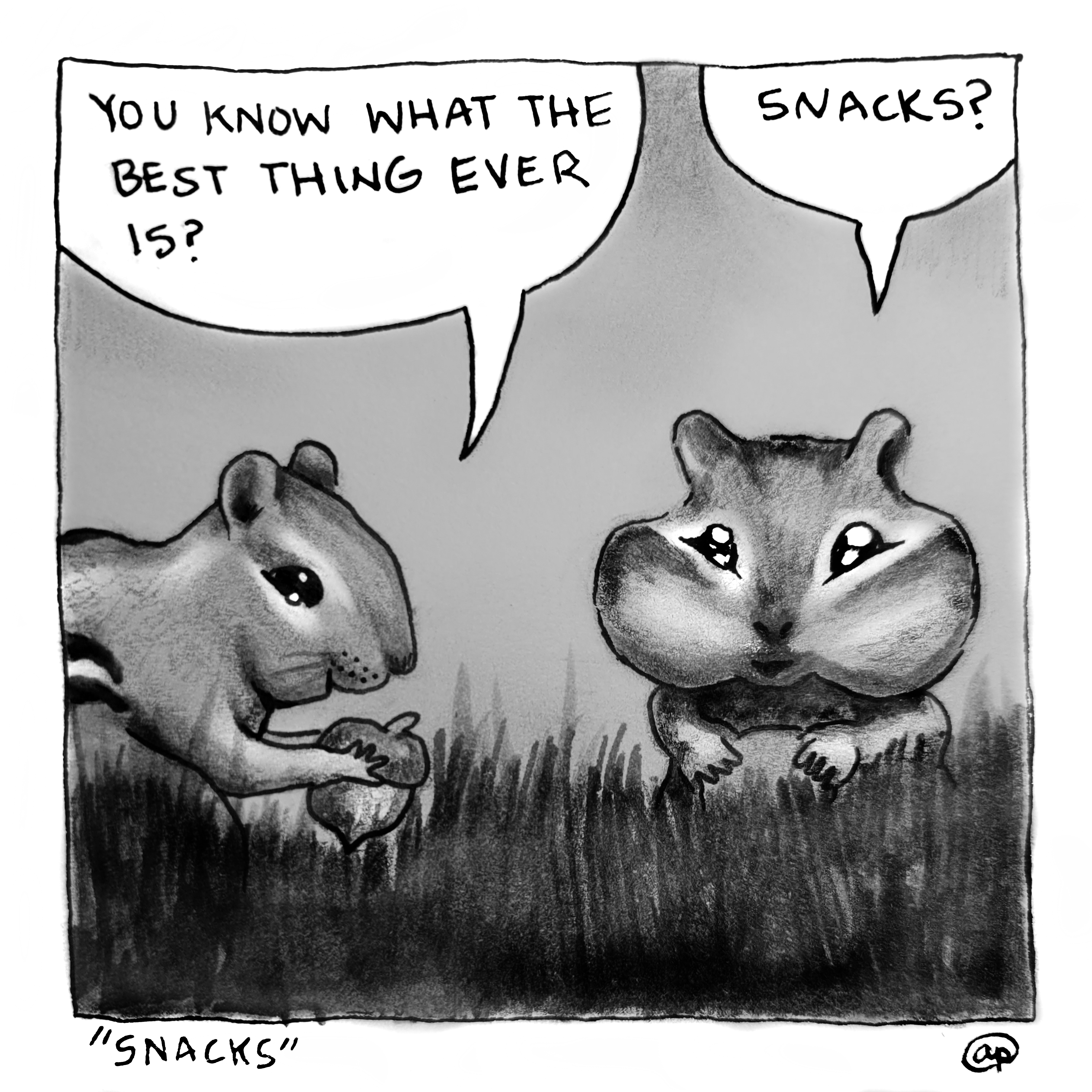 Snacks 5x5 Art Print