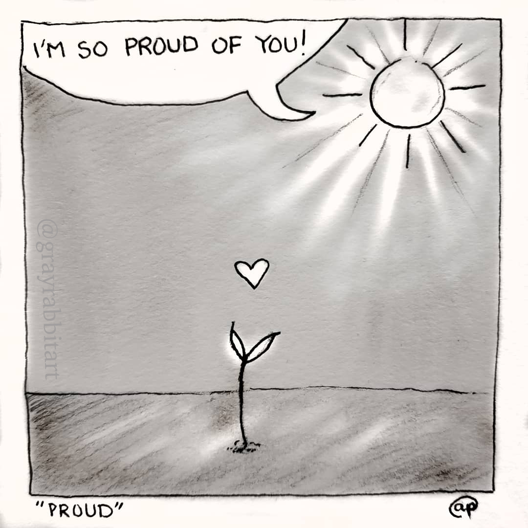 Proud 10x10 Art Print